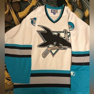 Vintage 90s San Jose Sharks Jersey
